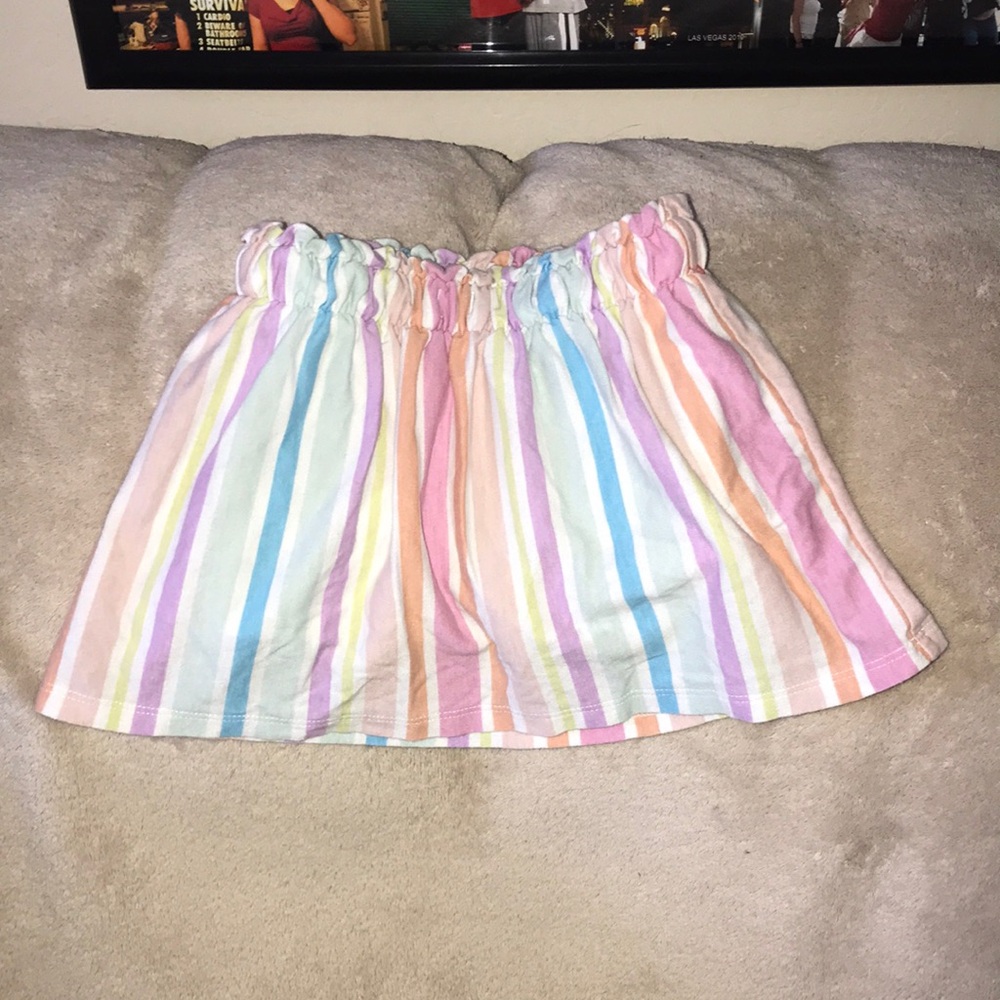 Cat & Jack 3T multi colored striped Skort 💕